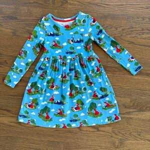 Mini Boden little red riding hood dress